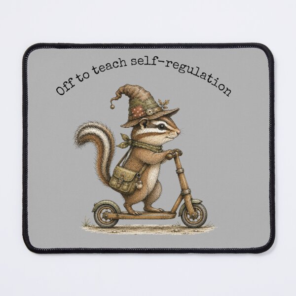 Item preview, Funny School Counselor Off to Teach Self-Regulation designed and sold by Grade A Gifts.