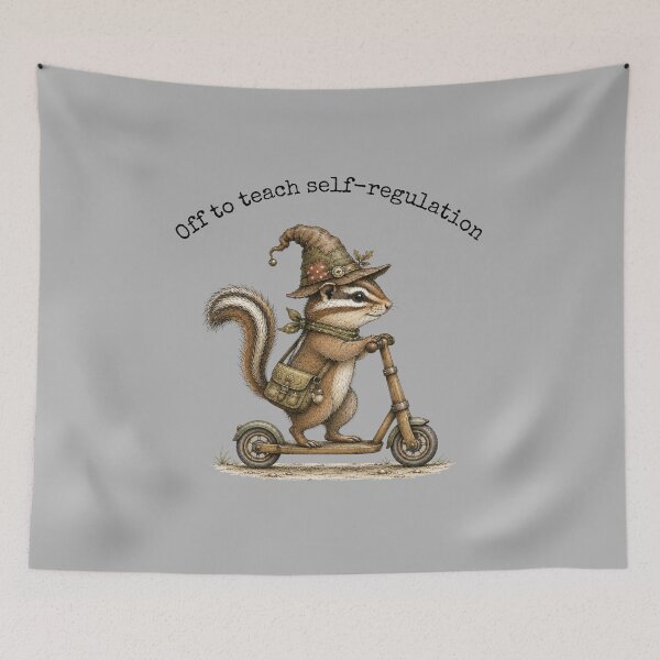 Item preview, Funny School Counselor Off to Teach Self-Regulation  designed and sold by Grade A Gifts.