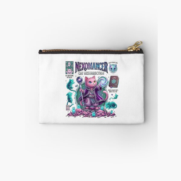 Item preview, Nekomancer Cat Resurrection Fantasy Wizard Design designed and sold by TerrenceCCG.