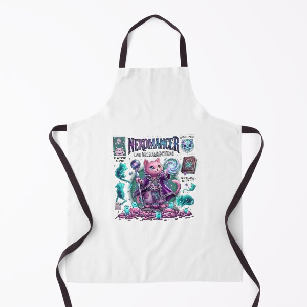 Item preview, Nekomancer Cat Resurrection Fantasy Wizard Design designed and sold by TerrenceCCG.