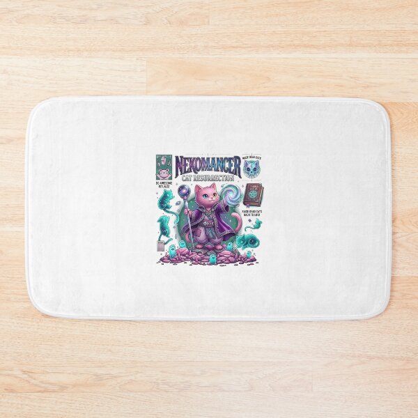 Item preview, Nekomancer Cat Resurrection Fantasy Wizard Design designed and sold by TerrenceCCG.