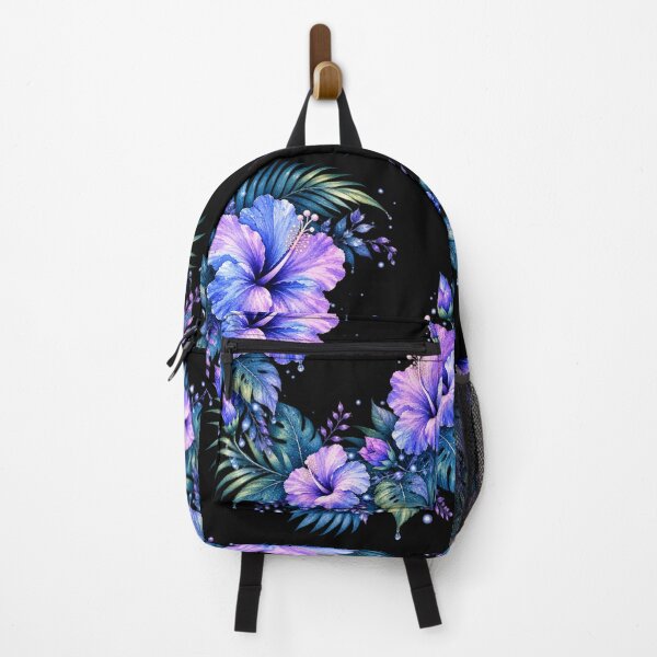 Item preview, Moonlit Hibiscus Garden | Nocturnal Floral Art designed and sold by IamNolmo.
