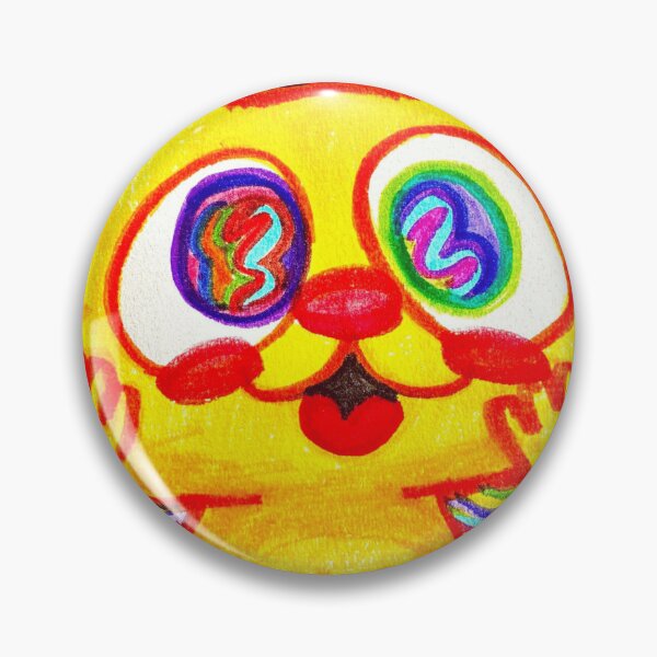 Item preview, Trippy Yellow Cat With Psychedelic Eyes designed and sold by Roos-Reijnders.
