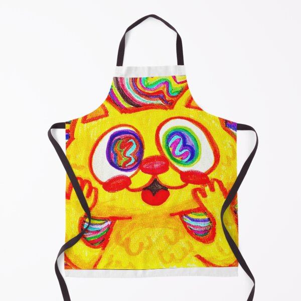 Item preview, Trippy Yellow Cat With Psychedelic Eyes designed and sold by Roos-Reijnders.