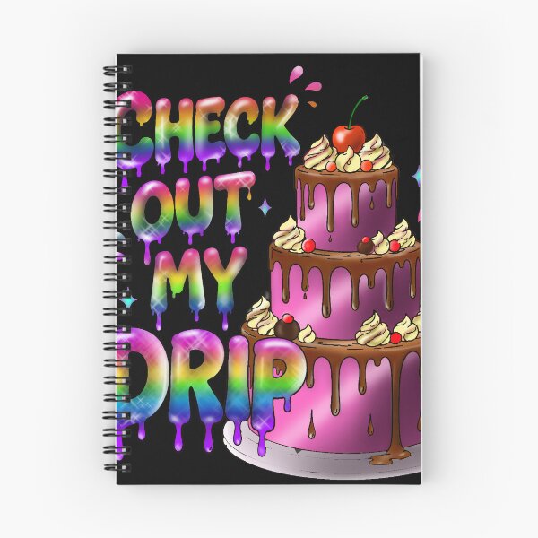 Item preview, Check Out My Drip, Rainbow – Funny Cake Decorator Baking Pun designed and sold by Eddieverse.