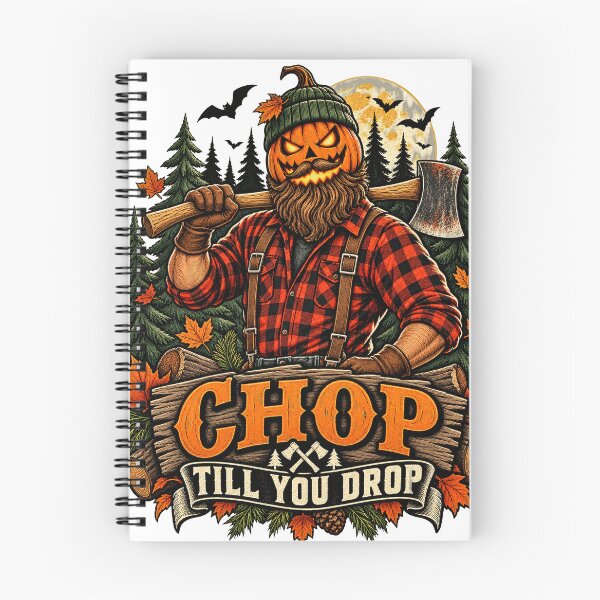 Item preview, Chop Till You Drop Pumpkin Lumberjack designed and sold by KireVeronica.
