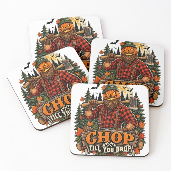 Item preview, Chop Till You Drop Pumpkin Lumberjack designed and sold by KireVeronica.
