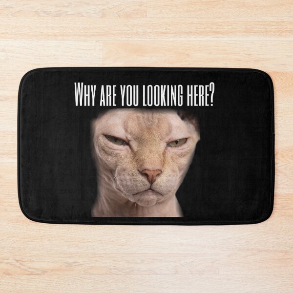 Item preview, Angry Sphynx Cat Meme designed and sold by M1-brand.
