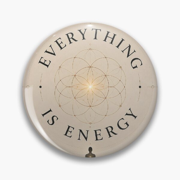 Item preview, Everything Is Energy – Sacred Geometry Meditation Art designed and sold by SacredLensV.