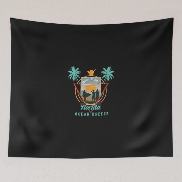Item preview, Florida Ocean Breeze Surfing Sunset Retro Graphic designed and sold by oqgdkdunv.