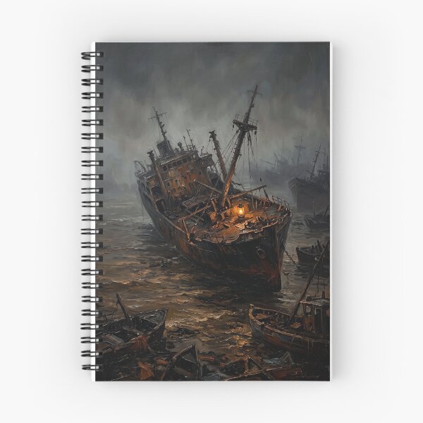 Item preview, Lone ghost ship designed and sold by vampress87.