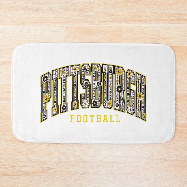 Item preview, Pittsburgh Football Floral Lettering Black Gold Fan Design designed and sold by JohnGutie48727.