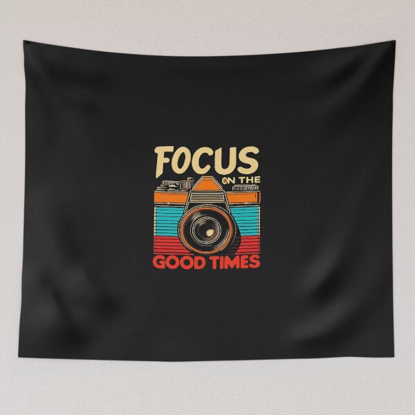 Item preview, Focus On The Good Times Retro Camera Graphic designed and sold by oqgdkdunv.