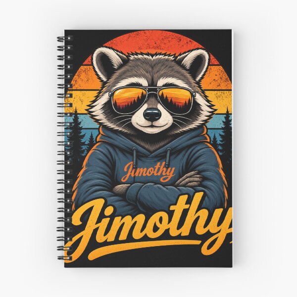 Item preview, Jimothy Cool Raccoon Sunglasses Retro Sunset Art designed and sold by Shakhbata-1.