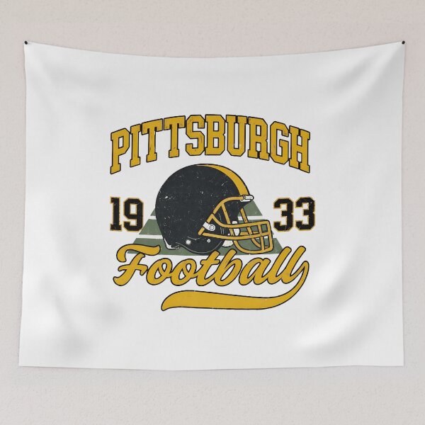 Item preview, Pittsburgh Football 1933 Vintage Helmet Script Retro Design designed and sold by CharlesWh39602.