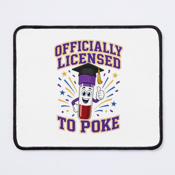 Item preview, unny Licensed To Poke Phlebotomist Graduation designed and sold by Kaikab007.