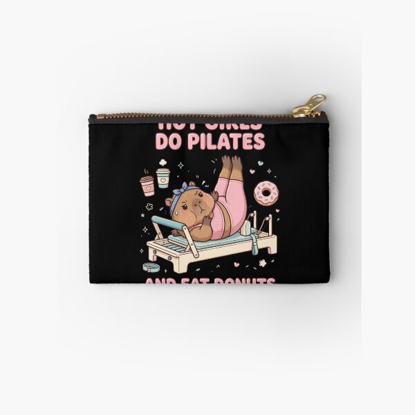 Item preview, Hot Girls Do Pilates And Eat Donuts - Funny Capybara Pilates designed and sold by TeeMint5.
