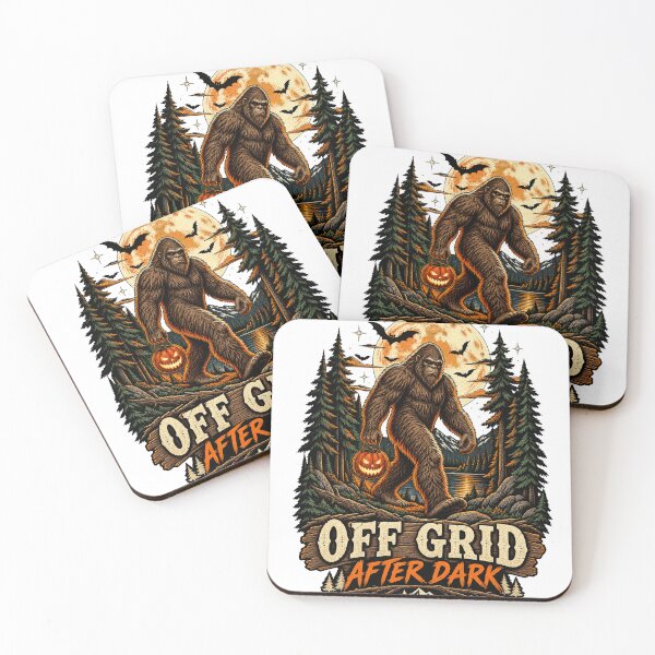 Item preview, Off Grid After Dark Bigfoot Halloween designed and sold by KireVeronica.