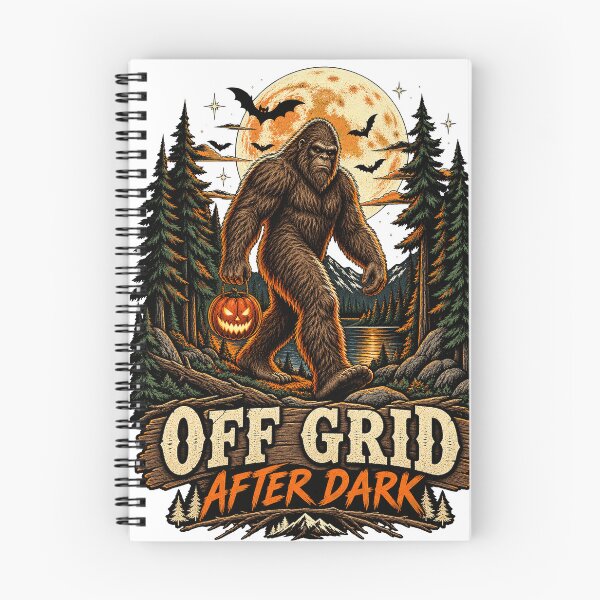 Item preview, Off Grid After Dark Bigfoot Halloween designed and sold by KireVeronica.