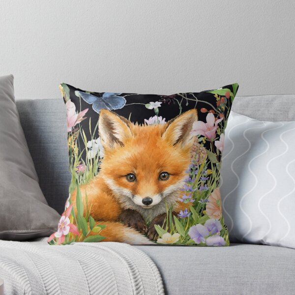 Item preview, Fox in the Flowers designed and sold by MountainRoisin.
