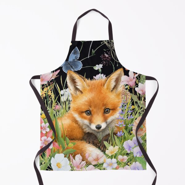 Item preview, Fox in the Flowers designed and sold by MountainRoisin.