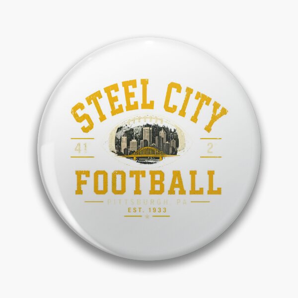 Item preview, Steel City Football Pittsburgh PA 1933 Skyline Vintage Design designed and sold by JosephMar54236.