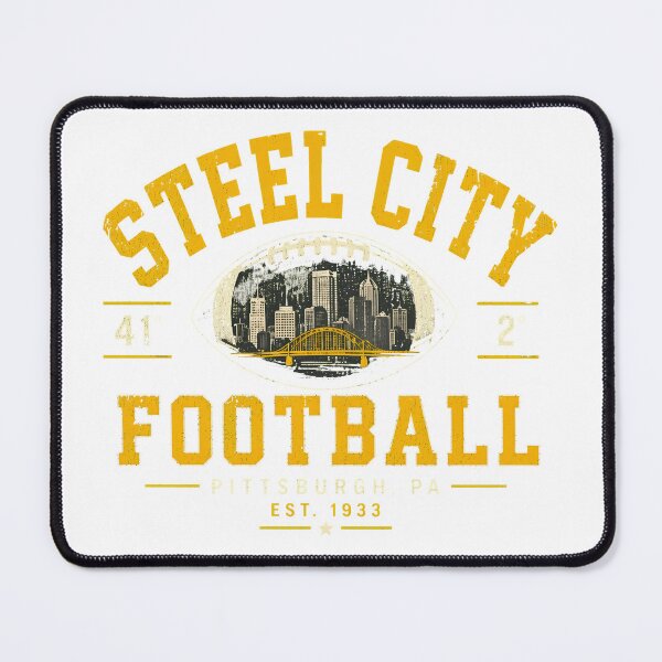 Item preview, Steel City Football Pittsburgh PA 1933 Skyline Vintage Design designed and sold by JosephMar54236.