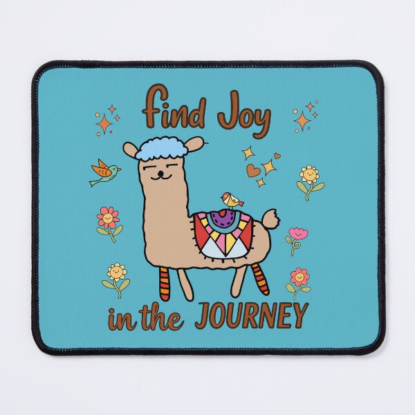 Item preview, Find Joy in the Journey Llama designed and sold by TheBeeKindSpace.