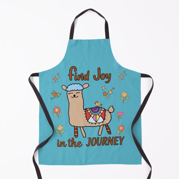 Item preview, Find Joy in the Journey Llama designed and sold by TheBeeKindSpace.