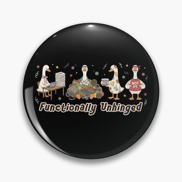Item preview, Functionally Unhinged Goose Fidget Chaos  designed and sold by AlviaAlcedoArt.