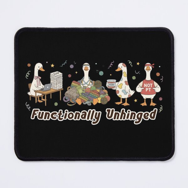 Item preview, Functionally Unhinged Goose Fidget Chaos designed and sold by AlviaAlcedoArt.