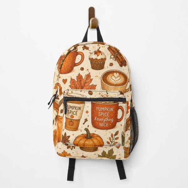 Item preview, Pumpkin Spice Fall Pattern – Cozy Coffee & Autumn Aesthetic designed and sold by RJACreative.