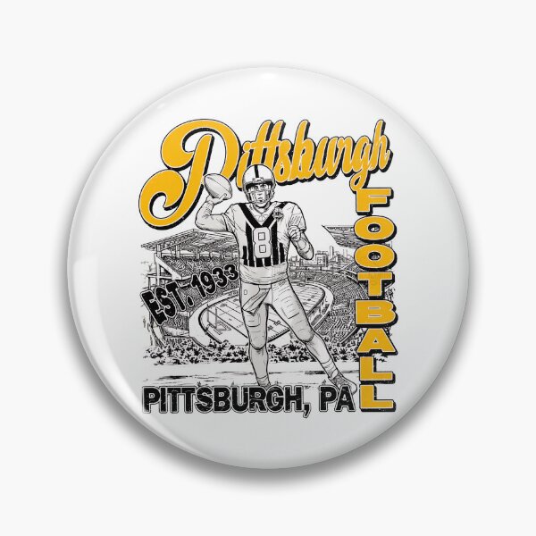 Item preview, Pittsburgh Football Quarterback No. 8 Stadium Vintage Graphic designed and sold by Christina70921.