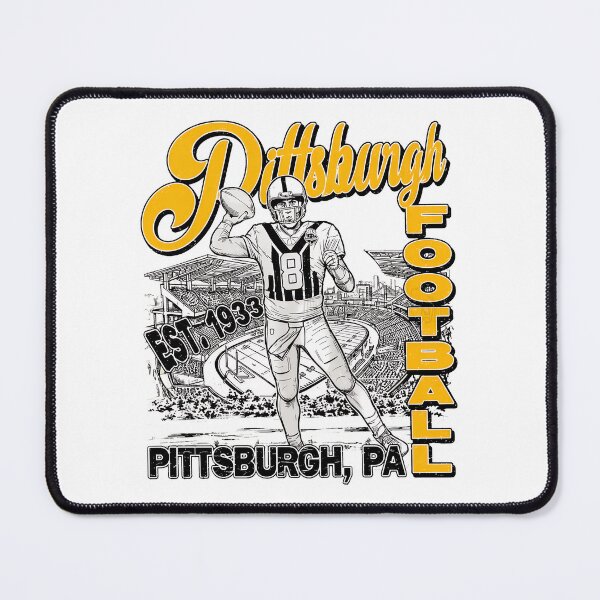 Item preview, Pittsburgh Football Quarterback No. 8 Stadium Vintage Graphic designed and sold by Christina70921.
