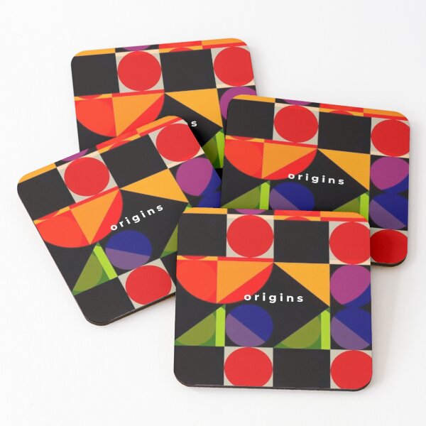 Item preview, Geometric Bauhaus Pattern Colorful Minimalist Art Origins designed and sold by ORIGINS LINES.