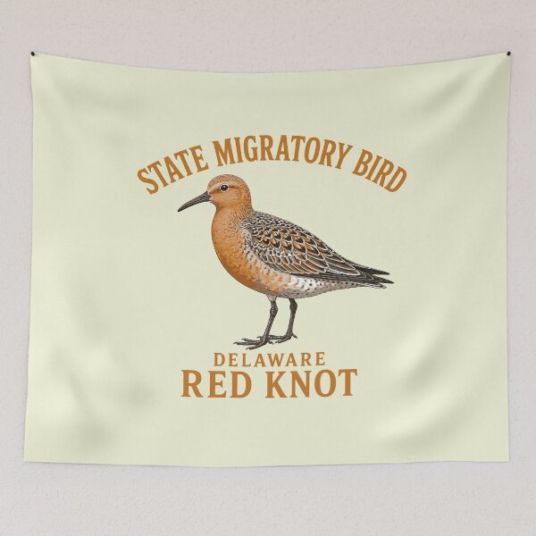 Item preview, Delaware Red Knot Wings of Migration designed and sold by taiche.