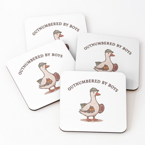 Item preview, Outnumbered By Boys Vector T-Shirt Design - Cute Vintage Duck Boy Mom Graphic designed and sold by Rabu10.