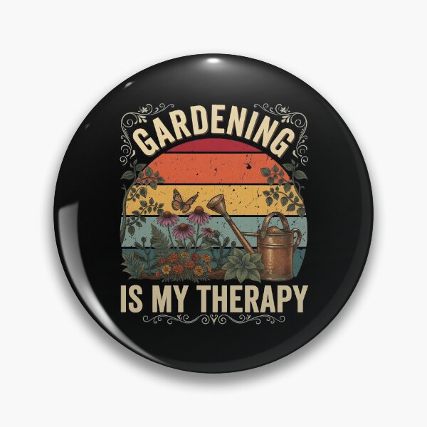 Item preview, Gardening Is My Therapy  Sunset  designed and sold by NosuriHanArt.
