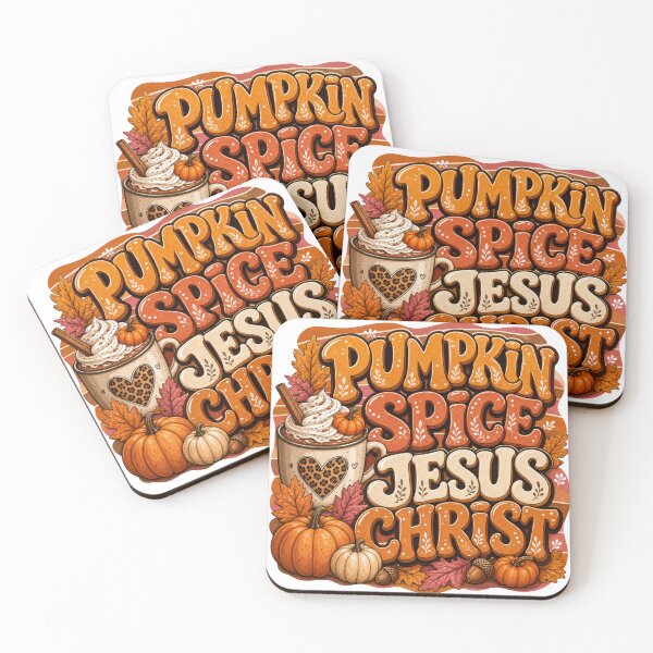 Item preview, Pumpkin Spice Jesus Christ - Fall Coffee designed and sold by Heather Renees Designs.