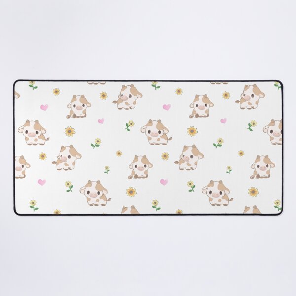 Item preview, Cute cow flower heart love seamless pattern designed and sold by moonquarius.