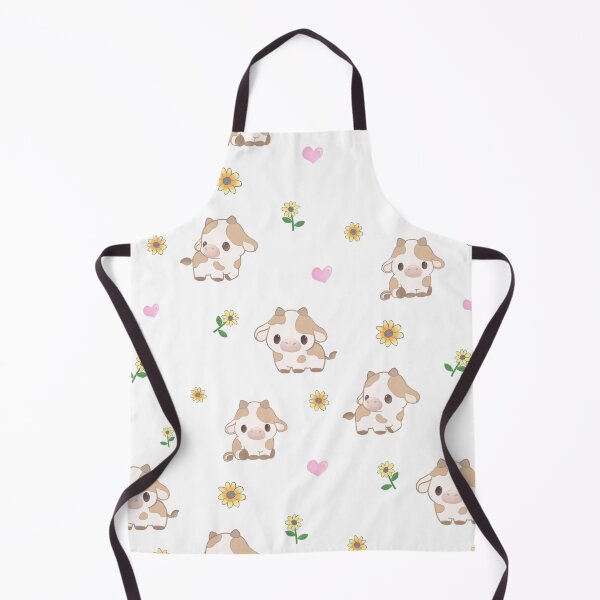 Item preview, Cute cow flower heart love seamless pattern designed and sold by moonquarius.