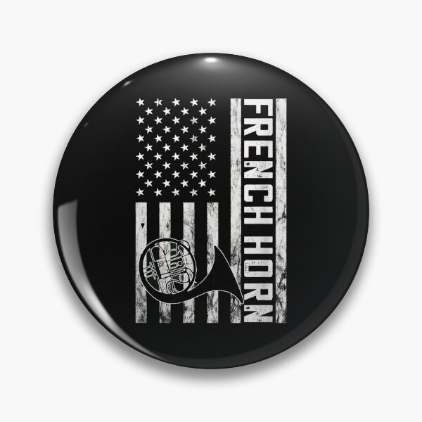 Item preview, French Horn American Flag Patriotic Musician Gift designed and sold by pkkokrxjk.