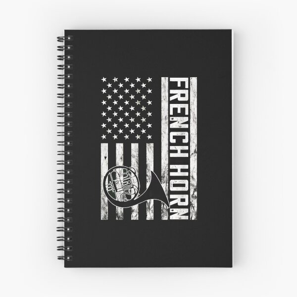 Item preview, French Horn American Flag Patriotic Musician Gift designed and sold by pkkokrxjk.