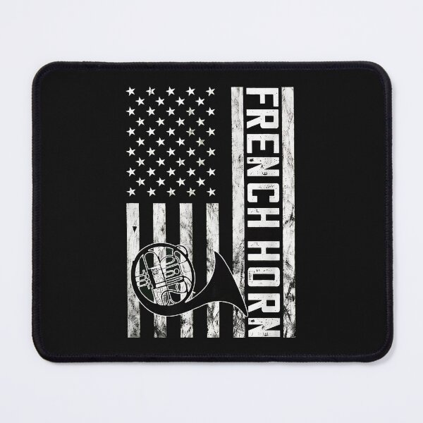 Item preview, French Horn American Flag Patriotic Musician Gift designed and sold by pkkokrxjk.