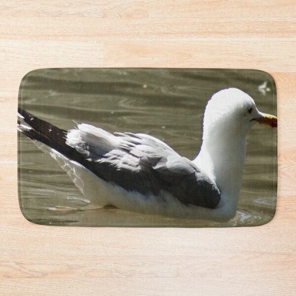 Item preview, California Seagull Swimming in Pond designed and sold by WilesNailsPower.