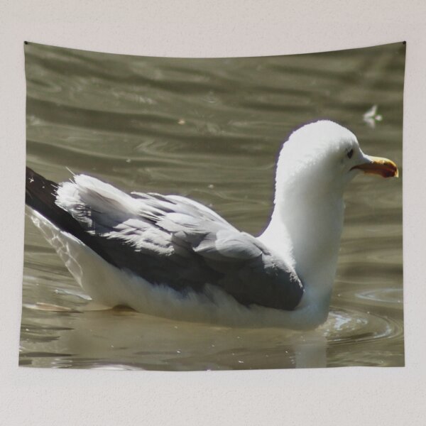 Item preview, California Seagull Swimming designed and sold by WilesNailsPower.