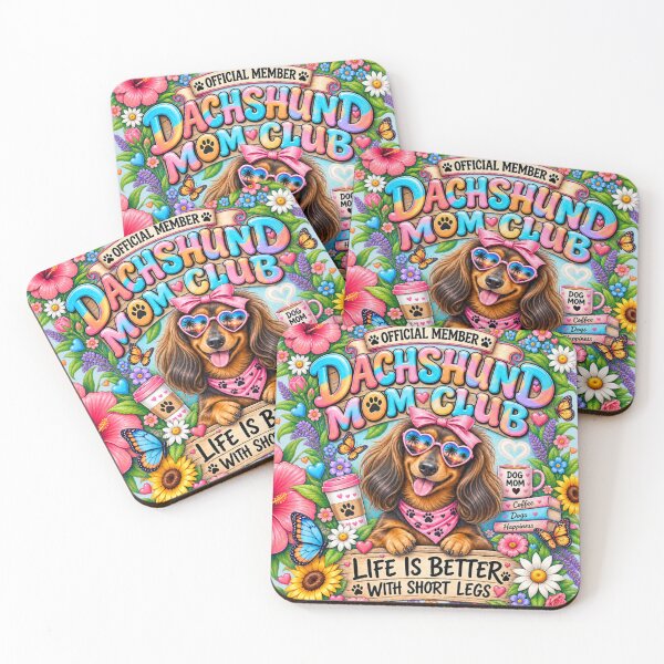 Item preview, Official Dachshund Mom Club – Life Is Better With Short Legs designed and sold by Williams Anderson.