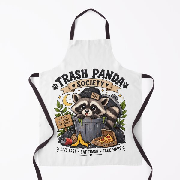 Item preview, Cute Trash Panda Society – Funny Raccoon designed and sold by ArtBySylvia.