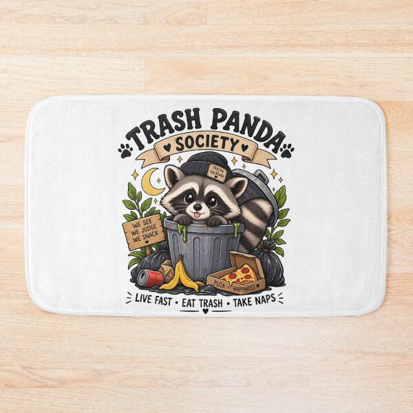Item preview, Cute Trash Panda Society – Funny Raccoon designed and sold by ArtBySylvia.