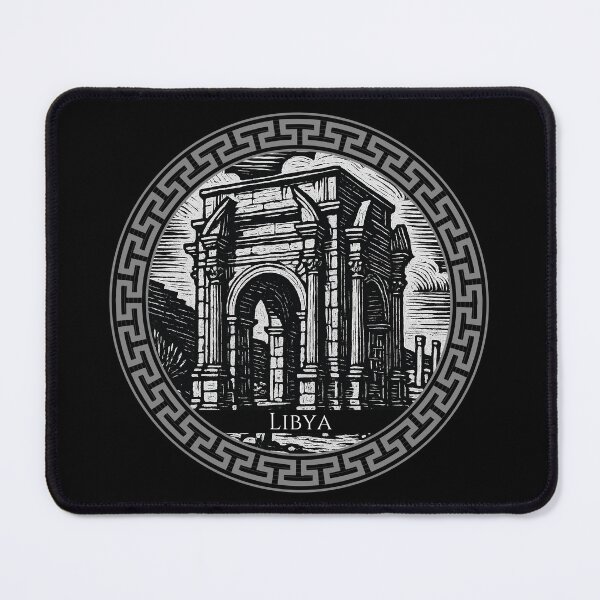 Item preview, Libya Vintage Woodcut Art designed and sold by Thistle-TShop.